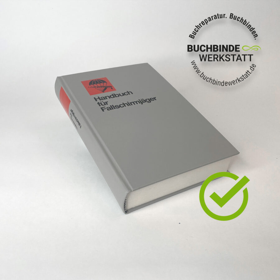 Buchblock repariert