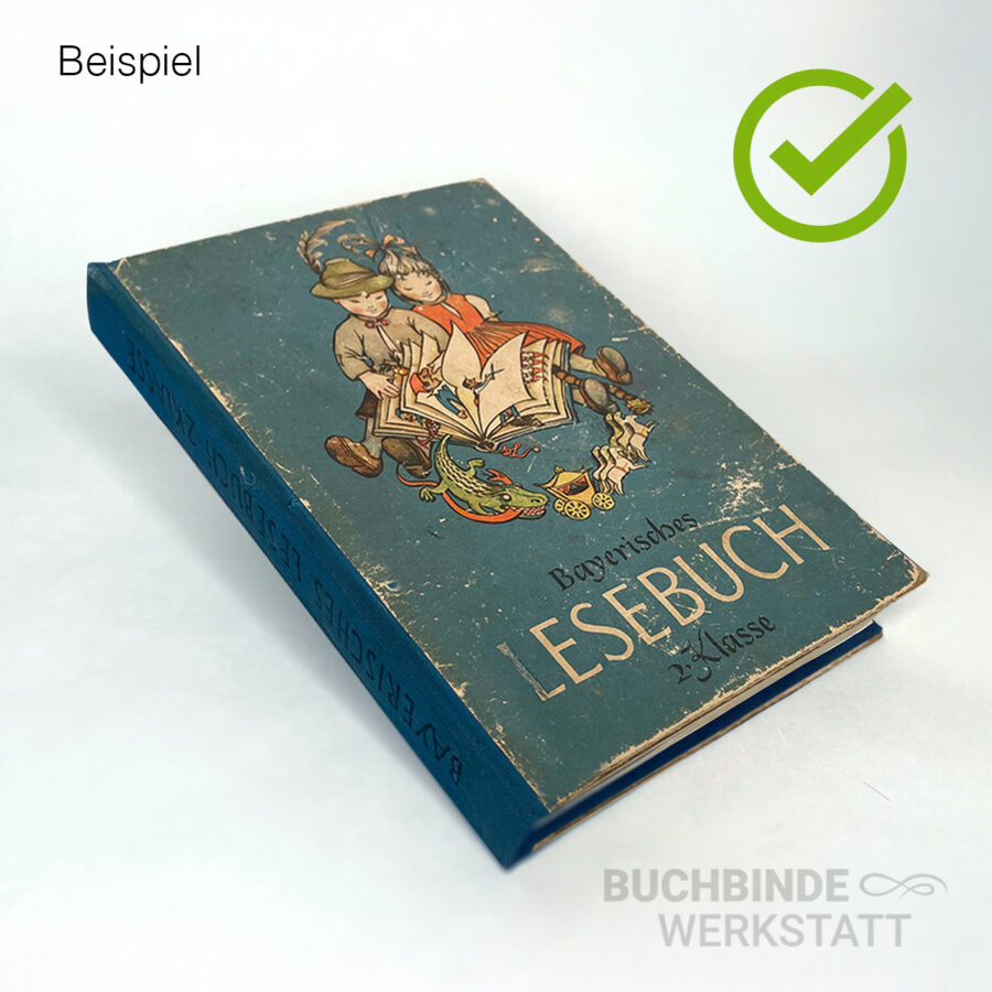 Buchreparatur.