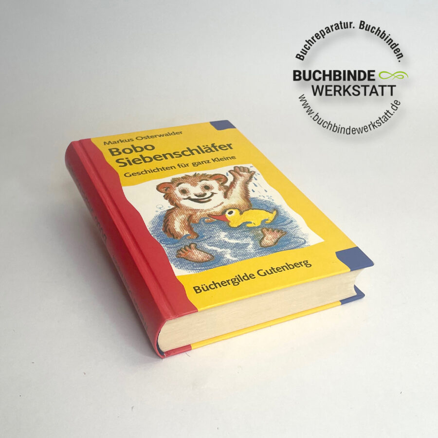 Buchblock beschädigt