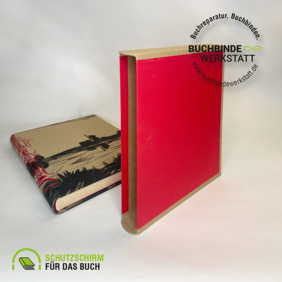 Schuber zum Schutz eines Buches