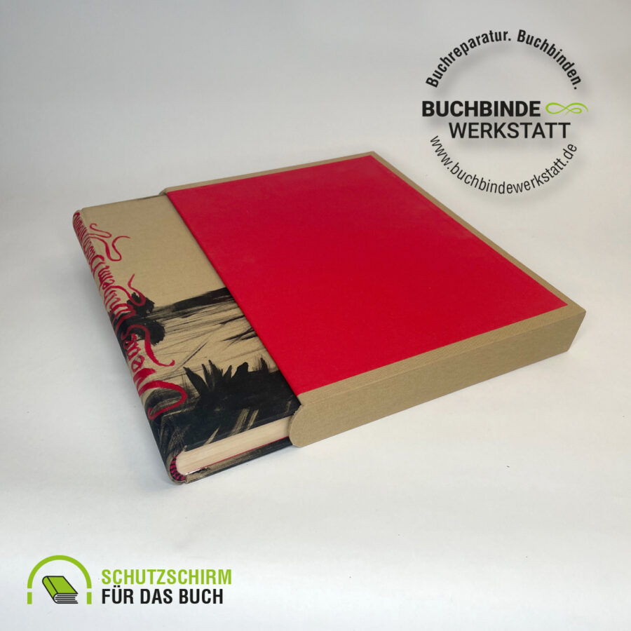 Schuber zum Schutz eines Buches