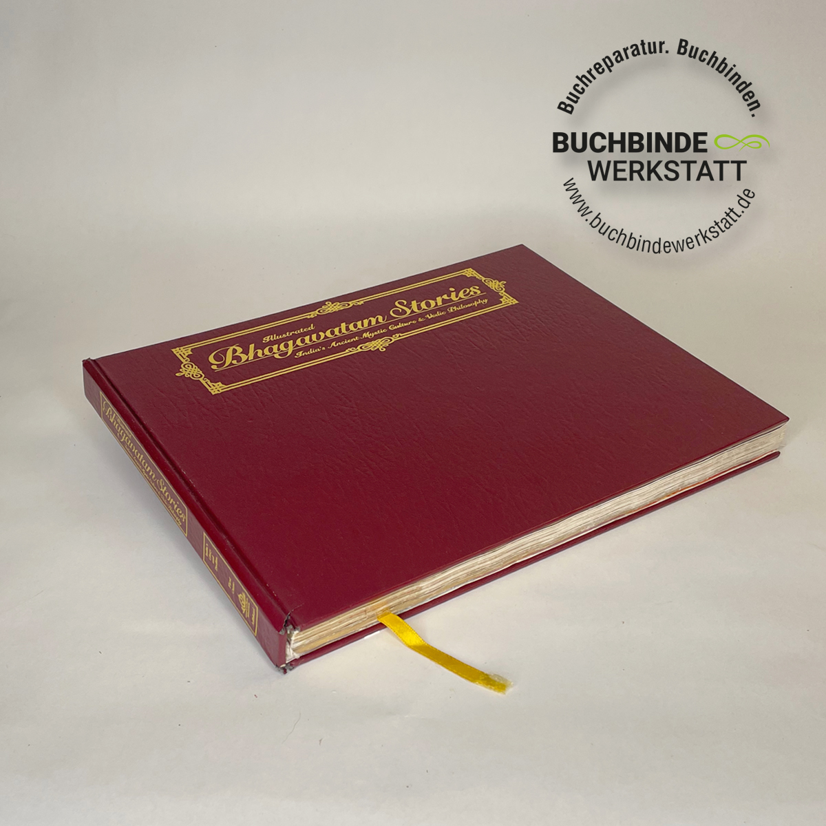 Buchblock beschädigt