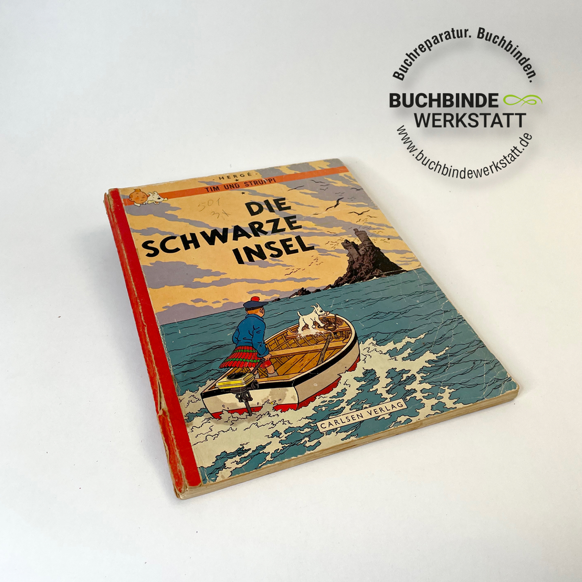 Buchreparatur: Gesamtes Buch beschädigt