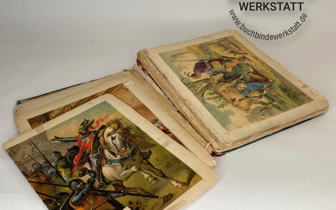 Gesamtes Buch stark beschädigt – Märchenbilderbuch