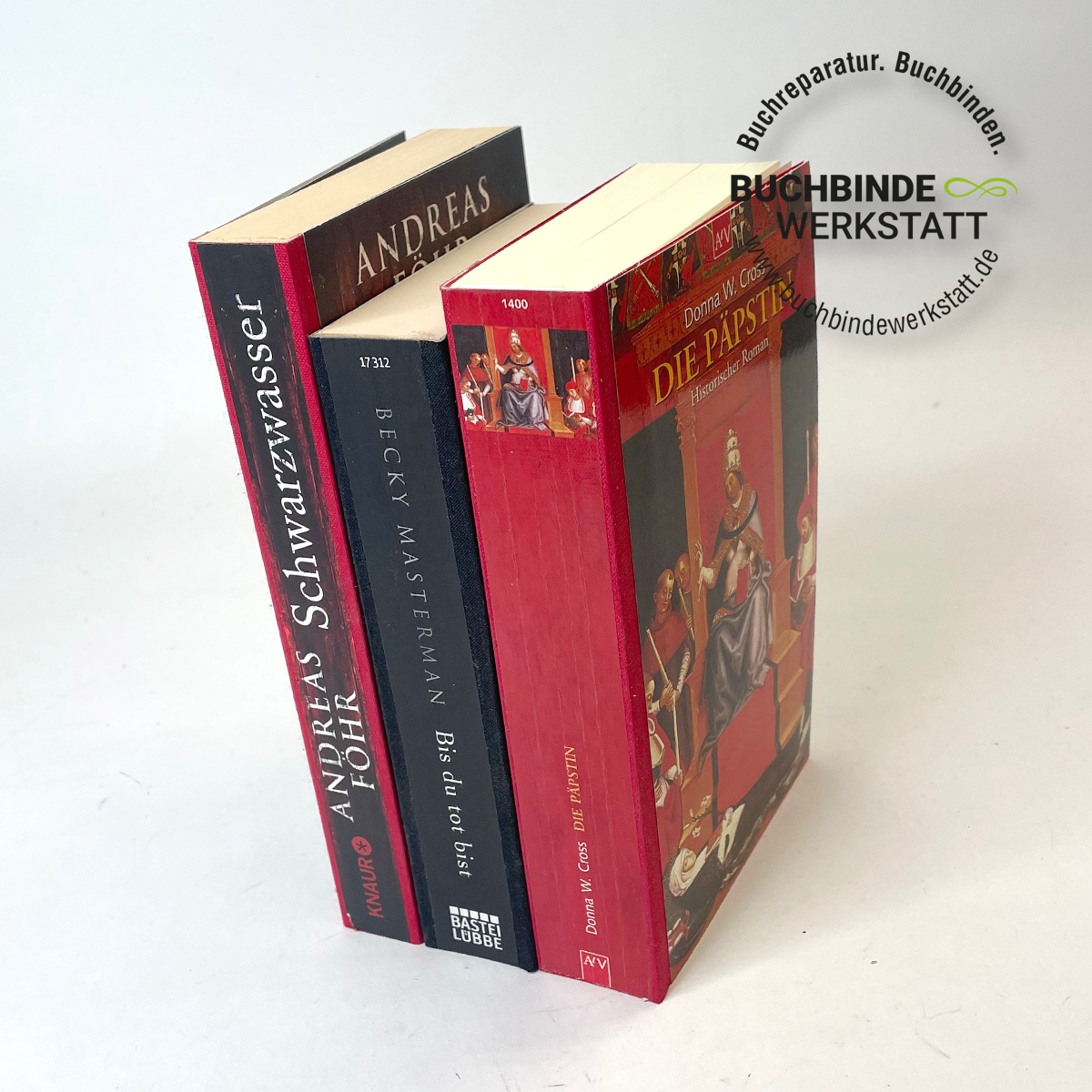 Taschenbuch beschädigt und neu binden lassen