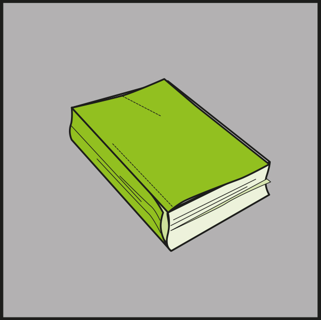 Taschenbuch beschädigt und neu binden lassen